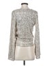 Venus Silver Long Sleeve Blouse Size XS - photo 2