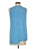 Very J Blue Sleeveless T-Shirt Size S - photo 2