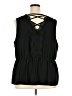 Maurices Black Sleeveless Blouse Size 24 (3) - photo 2