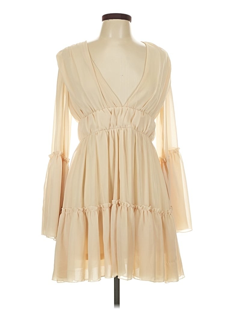 Pre-owned Assorted Brands Cocktail Dress In Ivory
