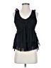 Deletta 100% Rayon Black Sleeveless Blouse Size S - photo 1