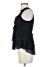 Deletta 100% Rayon Black Sleeveless Blouse Size S - photo 5