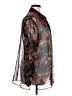 Notations 100% Polyester Floral Black Long Sleeve Blouse Size 1X - photo 4