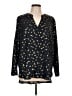 BLOOMCHIC 100% Polyester Stars Black Long Sleeve Blouse Size 12 - photo 1