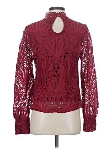 Ultra Pink Long Sleeve Blouse (view 2)