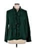 Lyaner 100% Polyester Green Long Sleeve Blouse Size XL - photo 1