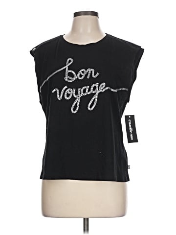 Karl Lagerfeld Paris Sleeveless T-Shirt (view 1)