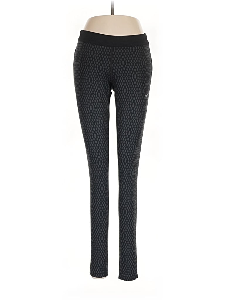 Pre-owned Nike Active Pants In Black
