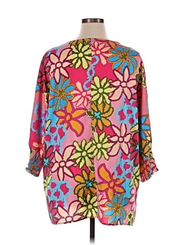 Jules and James 3/4 Sleeve Blouse (view 2)