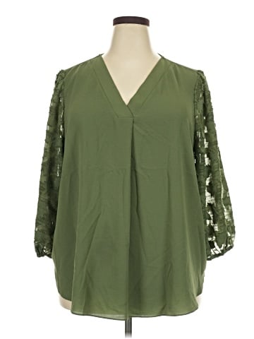 Cato 3/4 Sleeve Blouse (view 1)
