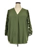 Cato Green 3/4 Sleeve Blouse Size 22 - photo 1