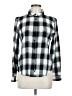Joe Boxer Checkered-gingham Black Long Sleeve Button-Down Shirt Size M - photo 1