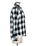 Joe Boxer Checkered-gingham Black Long Sleeve Button-Down Shirt Size M - photo 4
