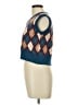 Cider Argyle Blue Sweater Vest Size L (estimated) - photo 5