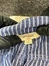 Chocolate 100% Rayon Stripes Blue Shorts Size M - photo 3