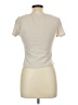 Pink Rose Tan Short Sleeve Top Size L - photo 2