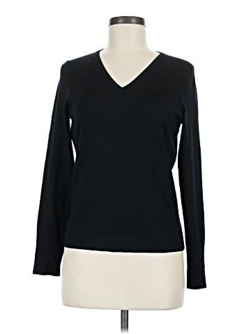 Neiman Marcus Long Sleeve Silk Top (view 1)
