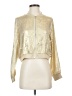 Unbranded 100% Polyester Metallic Gold Jacket Size S - photo 1