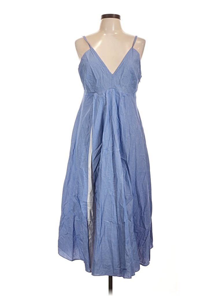 Pre-owned Zara Casual Dress In Blue