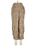Topshop Animal Print Gold Casual Pants Size 4 - photo 1
