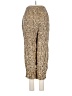 Topshop Animal Print Gold Casual Pants Size 4 - photo 2