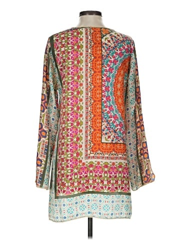 Johnny Was Long Sleeve Silk Top (view 2)