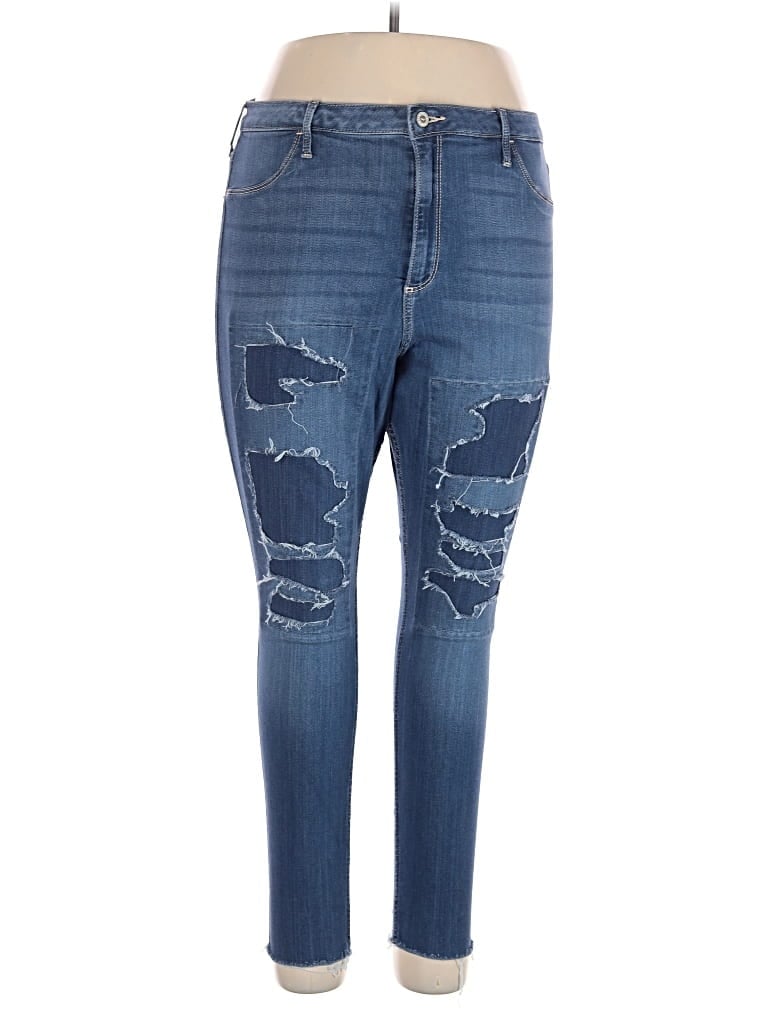 Pre-owned Hollister Jeans In Blue
