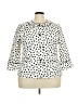 Sag Harbor Polka Dots Ivory Blazer Size 24w - photo 1