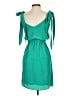 Judith March 100% Polyester Tropical Teal Cocktail Dress Size S - photo 2