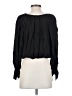 J.Crew Collection 100% Viscose Black Long Sleeve Blouse Size XXS - photo 2