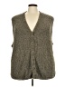 St. John's Bay Gray Sleeveless Button-Down Shirt Size 3X - photo 1