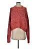 Free People Tweed Red Pullover Sweater Size S - photo 1