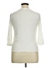 Lavender Brown 100% Rayon Ivory 3/4 Sleeve Blouse Size XL - photo 2