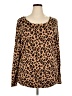 Lane Bryant Animal Print Brown Pullover Sweater Size 22 - 24 Plus - photo 1