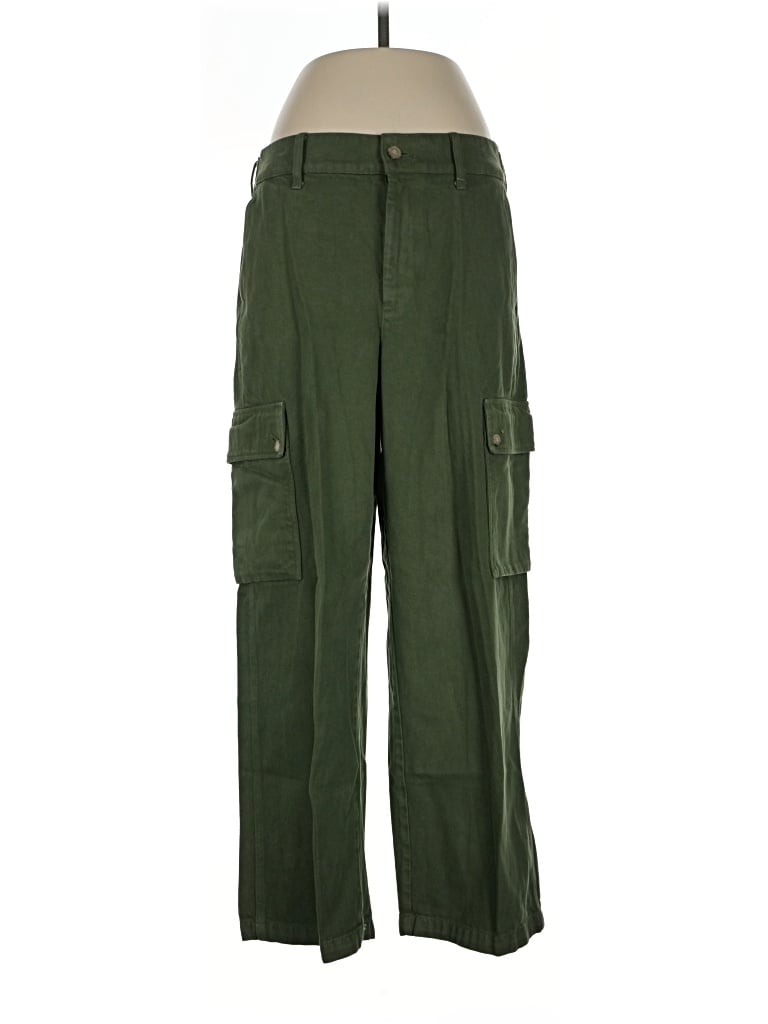 Pre-owned Jcrew Cargo Pants In Green