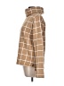 J.Crew Factory Store 100% Polyester Plaid Tan Brown Turtleneck Sweater Size L - photo 5