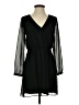 Express Solid Black Casual Dress Size XS - photo 1