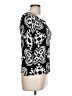 DressBarn Paisley Black Pullover Sweater Size L - photo 4