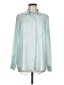 Rock & Republic 100% Polyester Color Block Teal Long Sleeve Blouse Size M - photo 1