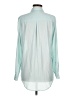 Rock & Republic 100% Polyester Color Block Teal Long Sleeve Blouse Size M - photo 2