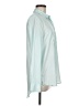 Rock & Republic 100% Polyester Color Block Teal Long Sleeve Blouse Size M - photo 4