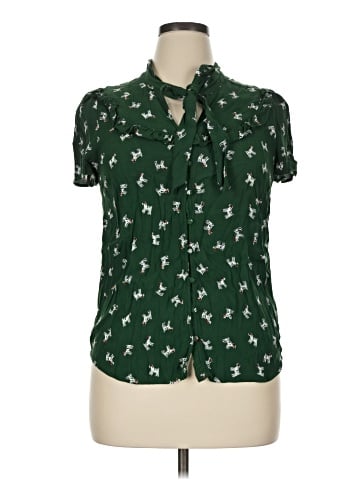 Maeve by Anthropologie Short Sleeve Blouse (view 1)