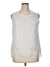 Covington 100% Polyester Silver Sleeveless Blouse Size XL - photo 1