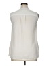 Covington 100% Polyester Silver Sleeveless Blouse Size XL - photo 2