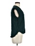 Olivaceous 100% Rayon Teal Sleeveless Blouse Size M - photo 4