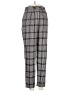 Topshop Plaid Gray Casual Pants Size 4 - photo 1