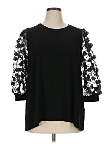 Anne Klein 3/4 Sleeve Top (view 1)