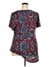 Lularoe Burgundy Short Sleeve Blouse Size 24 - 26 - photo 2