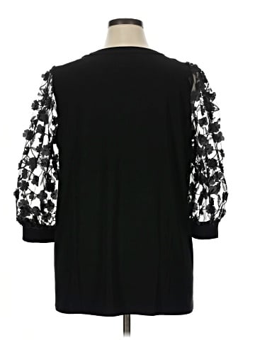 Anne Klein 3/4 Sleeve Top (view 2)