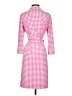 J. McLaughlin Checkered-gingham Pink Casual Dress Size S - photo 2